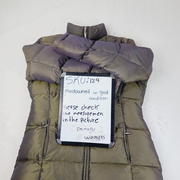Zara Women's Radiation Green Mock Neck Goose Down Winter Puffer Jacket Size L - Picture 10 of 10